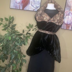 Fux fur vest reversible